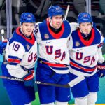 brock-nelson’s-two-goal-performance-leads-team-usa-to-victory-over-latvia-in-olympic-debut
