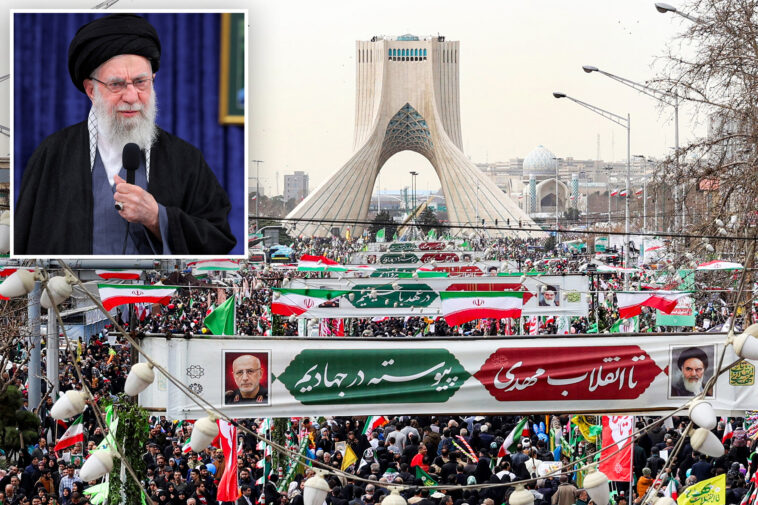 iranian-reporter-says-‘death-to-khamenei’-during-islamic-revolution-rally-in-‘slip-of-the-tongue’-moment