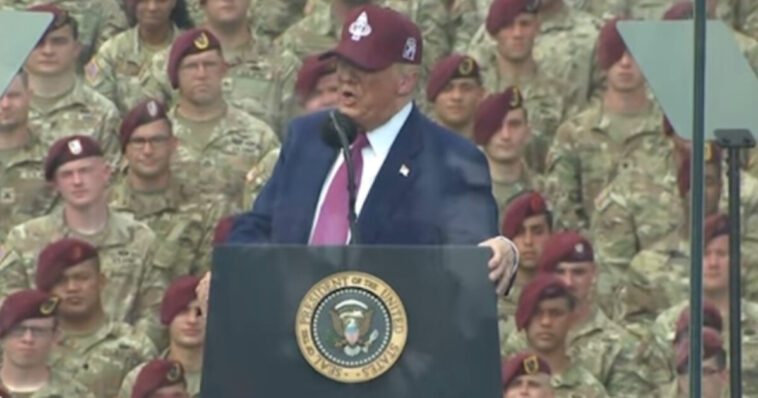 watch-live:-president-trump-delivers-remarks-to-fort-bragg-military-families-to-honor-troops-that-captured-nicolas-maduro-–-1:30-pm-et