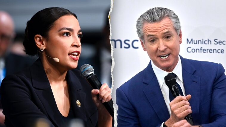 ‘doubling-down-on-stupid’:-newsom,-aoc,-trash-trump-at-european-summit-as-they-raise-2028-profiles