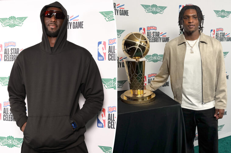 cam-ward’s-pricey-chain,-tacko-fall’s-height-highlight-nba-all-star-celebrity-game’s-green-carpet