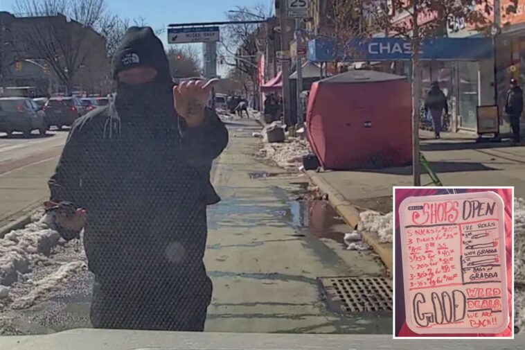 aggressive-dealers-sling-weed-from-tents-along-busy-nyc-sidewalk-—-drawing-outrage-over-‘drug-igloos’