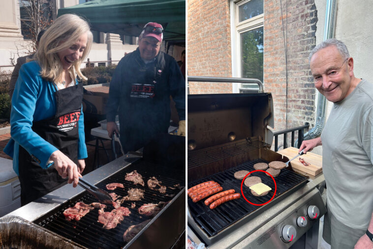 va-gov-abigail-spanberger’s-grilling-techniques-gets-torched-online-as-schumer’s-‘e.-coli’-burger-resurfaces