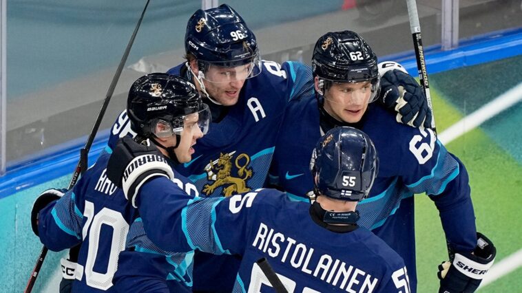 finland-crushes-italy-11-0,-sets-multiple-olympic-hockey-records-in-dominant-performance