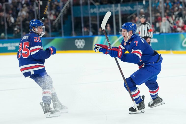 brady-tkachuk-helps-usa-men’s-hockey-survive-denmark-scare-for-second-olympics-win