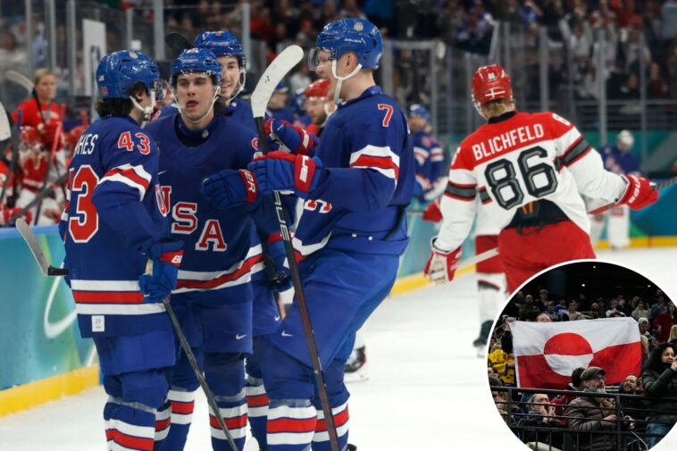 olympic-hockey-fans-raise-greenland’s-flag-during-usa’s-dominant-win-over-denmark,-sparking-viral-reaction