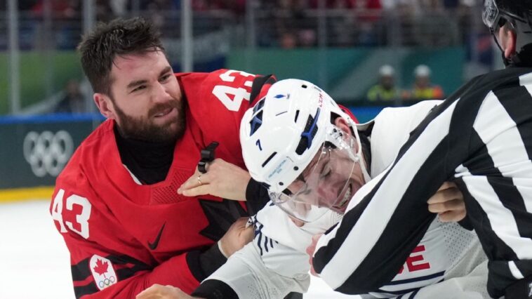 wilson-drops-gloves-in-rare-olympic-hockey-fight