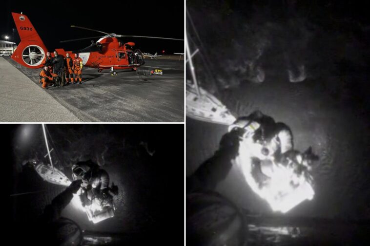 shipwrecked-boater,-dog-saved-in-daring-caught-on-video-coast-guard-rescue
