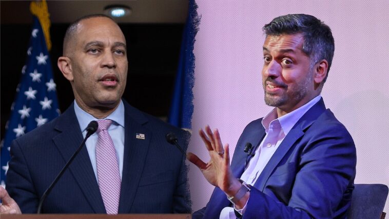 jeffries-clashes-with-left-wing-podcast-host-over-demand-to-lead-push-to-‘abolish-ice’