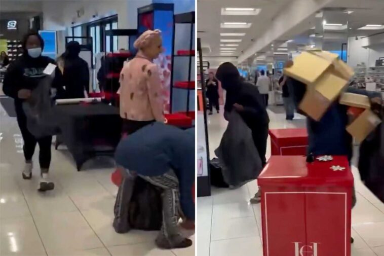 shocking-moment-gang-of-thieves-loot-macy’s-store-on-valentine’s-day-weekend:-‘terrorized-by-these-punks’