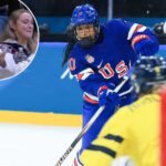jason-and-kylie-kelce-cheer-on-us-women’s-hockey-team,-laila-edwards-in-win-over-sweden