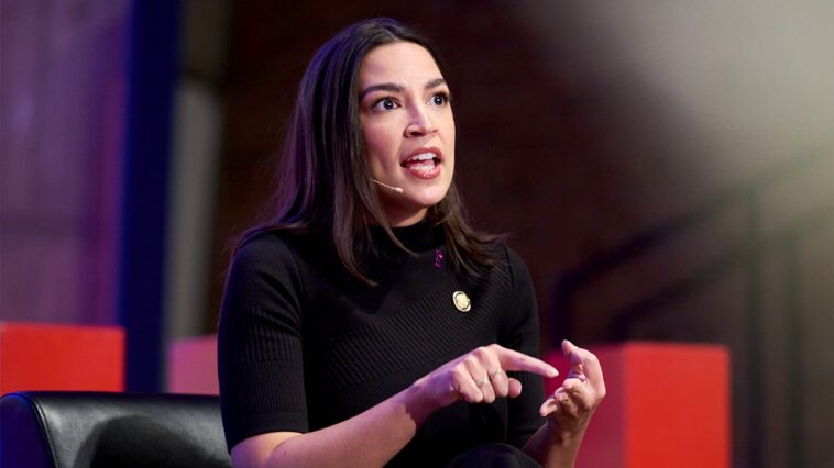 aoc-repeatedly-denies-2028-ambitions,-slams-global-conference-as-dismissive-to-‘class-based-message’