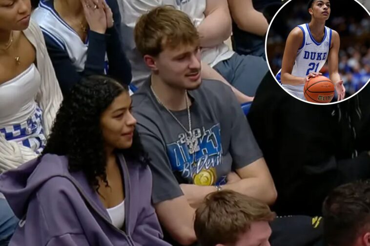 nba-fans-desperately-try-to-figure-out-identity-of-woman-sitting-next-to-cooper-flagg-at-duke-game