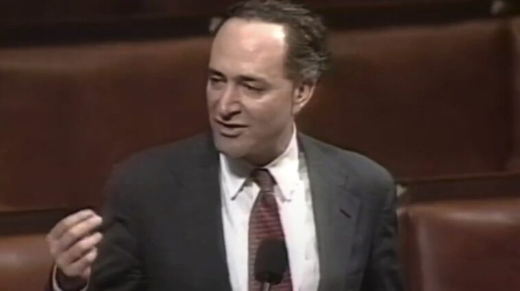 watch:-“let’s-admit-the-truth”-–-chuck-schumer-who-claims-the-save-act-is-“jim-crow-2.0”-exposed-railing-against-immigration-fraud,-demanding-voter-id-and-proof-of-citizenship-on-house-floor-in-1996