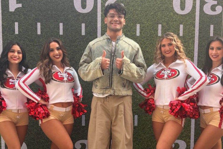 puka-nacua-poses-with-49ers-cheerleaders,-and-rams-fans-aren’t-laughing