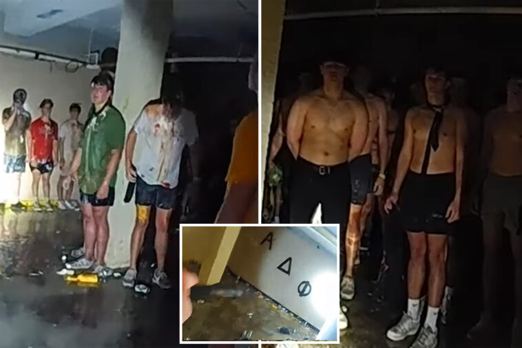 disturbing-viral-bodycam-footage-captures-dozens-of-shirtless,-blindfolded-university-of-iowa-pledges-covered-in-food-in-frat-basement