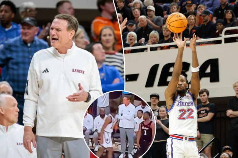 bill-self-reaching-his-breaking-point-after-kansas-star-darryn-peterson’s-bizarre-exit