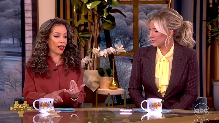 savannah-chrisley-reveals-off-camera-clash-with-sunny-hostin-on-‘the-view’-over-parents-getting-trump-pardon