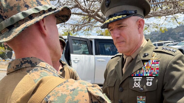 top-us-military-commander-visits-venezuela,-meets-new-leader-following-operation-to-capture-maduro