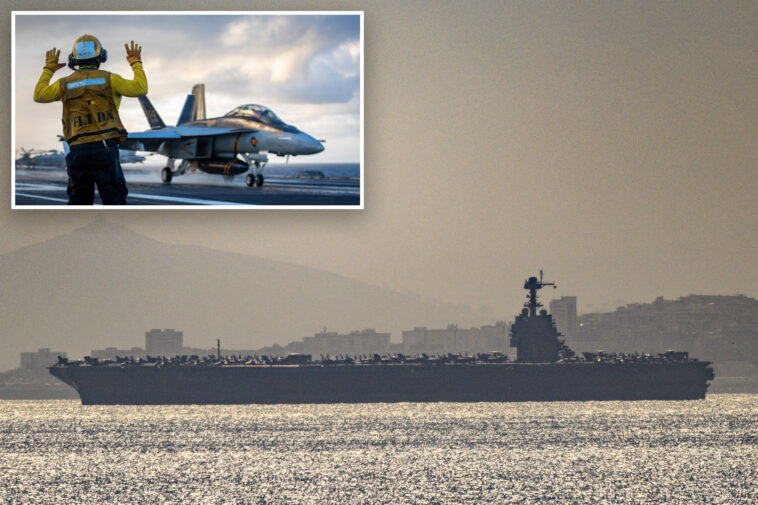 uss-gerald-r.-ford-enters-mediterranean-sea-as-iran-tensions-rise