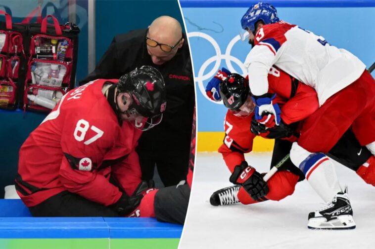 sidney-crosby-out-for-canada’s-semifinal-against-finland-in-olympics-injury-blow