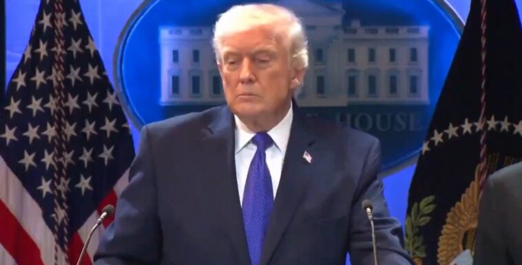 president-trump-asked-if-supreme-court-justices-who-ruled-against-his-tariffs-are-still-invited-to-the-state-of-the-union-(video)