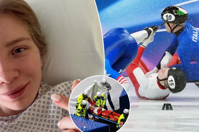 polish-speed-skater-kamila-sellier-gives-hospital-update-after-taking-blade-to-face-in-horrific-olympic-scene