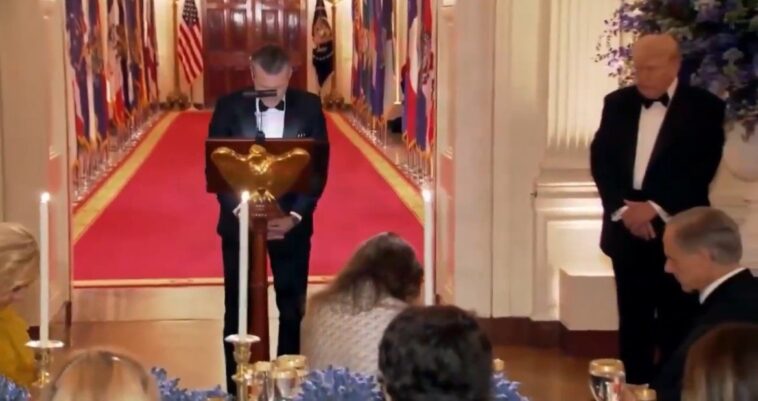 must-watch:-secretary-hegseth-leads-special-prayer-at-the-governors-dinner-at-the-white-house