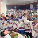 watch:-unapologetic-patriots!-team-usa-belts-out-toby-keith’s-“courtesy-of-the-red,-white-and-blue”-in-epic-display-of-american-pride!