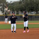 yankees-legend-bucky-dent-passing-knowledge-to-jazz-chisholm-in-spring-training