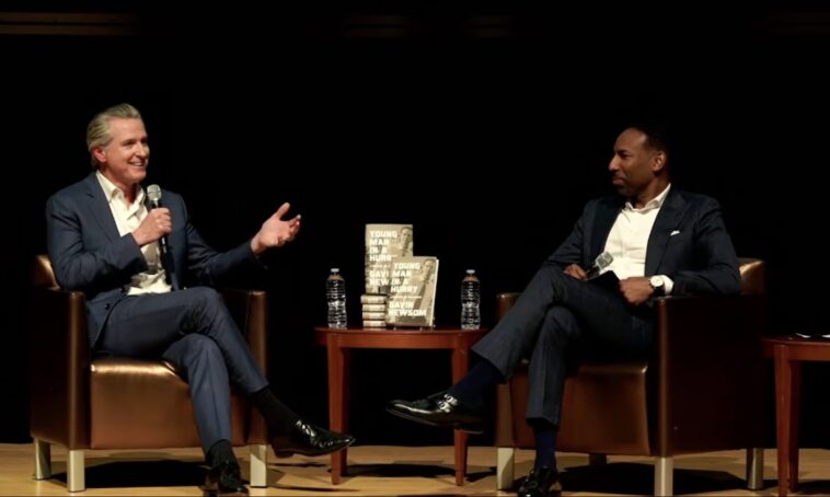 ca-gov.-gavin-newsom-makes-awkward-and-offensive-gaffes-in-atlanta-—-claims,-“i’m-like-you…-i’m-a-960-sat-guy…-i-can’t-read,”-to-black-moderator-and-predominantly-black-crowd-during-book-tour-event