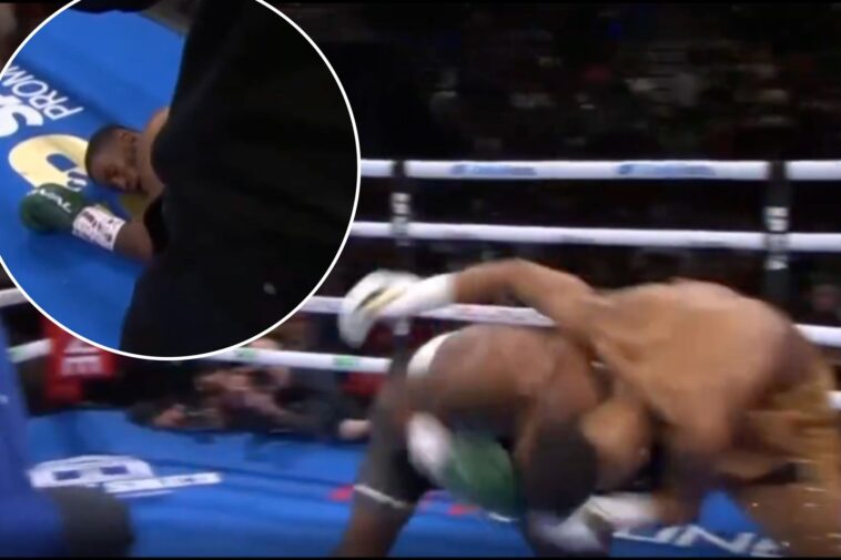 boxer-joe-george-jr.-collapses-between-rounds,-stretchered-off-in-scary-scene