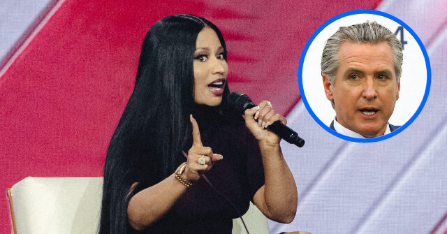 nicki-minaj-bashes-gavin-newsom:-‘his-way-of-bonding-with-black-people-is-to-tell-them-how-stupid-he-is-and-that-he-can’t-read’