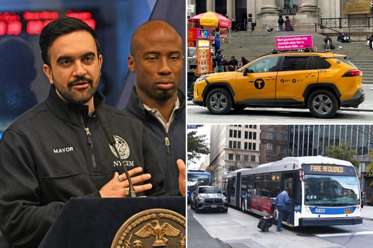new-nyc-taxi-ads-against-antisemitism-take-swipe-at-mamdani’s-free-bus-plan