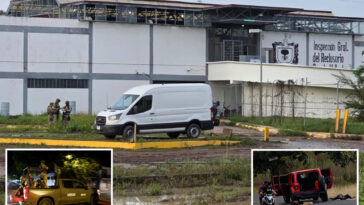 convicted-criminals-on-the-loose-in-mexico-after-thugs-ram-prison-gate-during-riot-over-cartel-killing