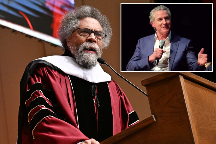 ex-harvard-professor-cornel-west-unloads-on-gov.-gavin-newsom-over-‘racist’-remarks:-‘white-supremacy-mindset’