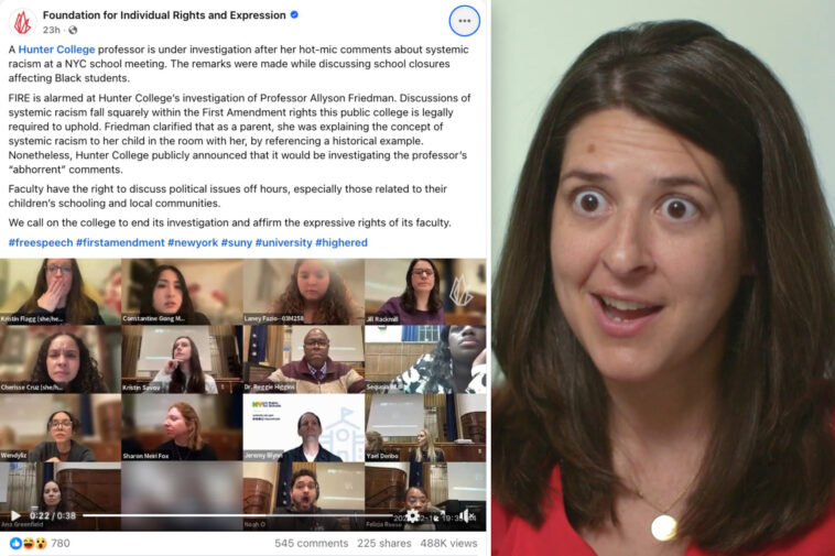 cuny-professor-who-made-‘blatantly-racist’-remarks-on-zoom-hot-mic-defended-by-free-speech-group-as-parents-demand-her-firing