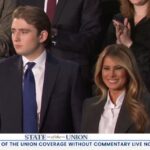 19-year-old-barron-trump-towers-over-siblings-and-first-lady-melania-at-the-state-of-the-union-(video)