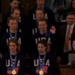 watch:-triumphant-team-usa-hockey-players-honored-at-state-of-the-union-amid-thunderous-‘usa’-chants-–-trump-blasts-democrats-who-remained-seated