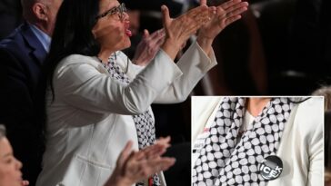 rep.-rashida-tlaib-sparks-outrage-with-‘f–k-ice’-pin-at-trump’s-state-of-the-union-2026-address
