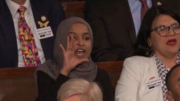 “you-killed-americans!”-–-ilhan-omar-loses-it,-screams-at-president-trump-during-sotu-speech-(video)