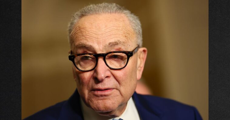 alert:-schumer-gives-chilling-7-seconds-of-press-comments-after-iran-briefing-–-zero-attacks-on-trump,-obvious-worry,-pure-seriousness