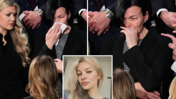 murdered-ukrainian-refugee-iryna-zarutska’s-mom-breaks-down-during-state-of-the-union-2026-as-trump-rips-dems:-‘how-do-you-not-stand?’