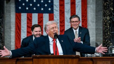 breaking-video:-chaos-breaks-out-at-sotu-after-trump-asks-everyone-in-favor-of-putting-us-citizens-before-illegals-to-rise