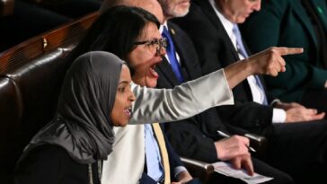 video-–-camera-captures-stunning-moment-when-rashida-tlaib-appears-to-chant-‘kkk’-instead-of-‘usa’-during-state-of-the-union