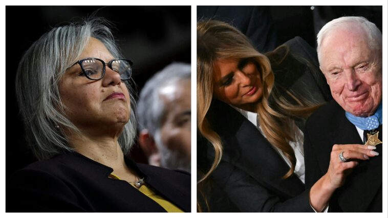 dem-mocks-trump-for-honoring-american-heroes-at-sotu:-‘like-an-award-show!’