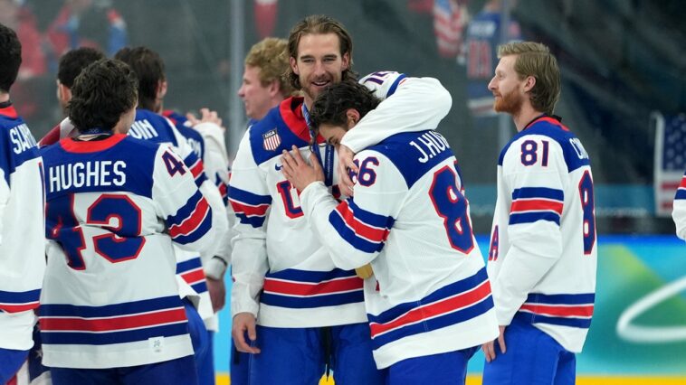 us-men’s-hockey-gold-medalists-return-to-nhl-action:-when-do-they-play?
