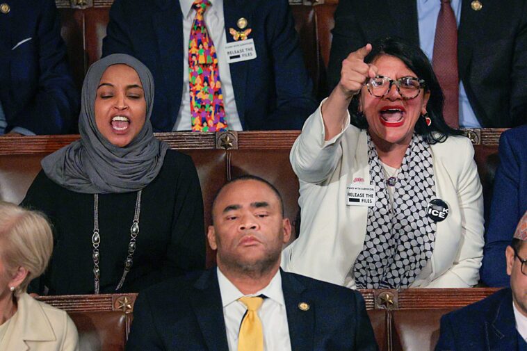 trump-calls-for-‘mentally-deranged’-ilhan-omar-and-rashida-tlaib-to-‘be-institutionalized’-for-sotu-antics