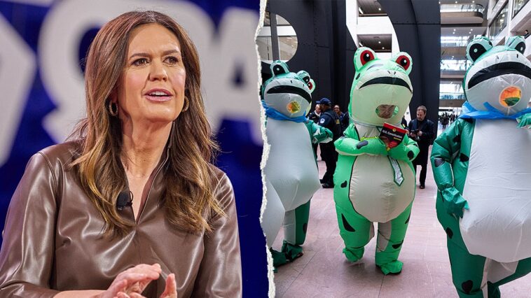 gov-sanders,-conservatives-unload-on-‘bizarre’-democrat-sotu-counterprogramming:-‘normal-v.-crazy’