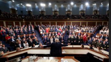 trump-delivers-longest-state-of-the-union-in-history,-tops-his-own-record-as-democrats-say-he’s-lost-a-step